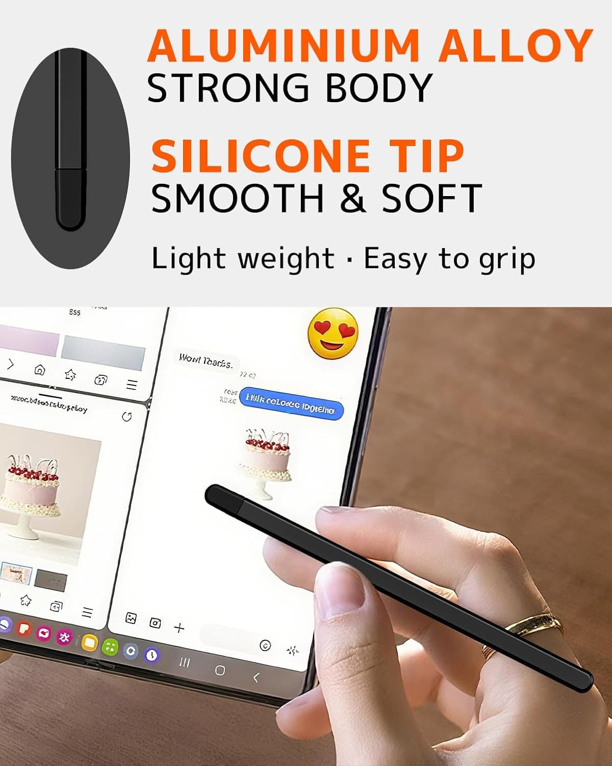 Stylus for Samsung Galaxy Z Fold 7 Pen (Supporting Both Internal External Screen 3