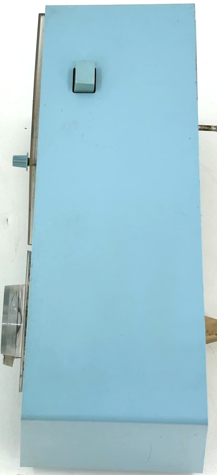 POWDER BLUE Mid Century Jetsons 1959 General Electric Model C-411A Tube AM Clock 5