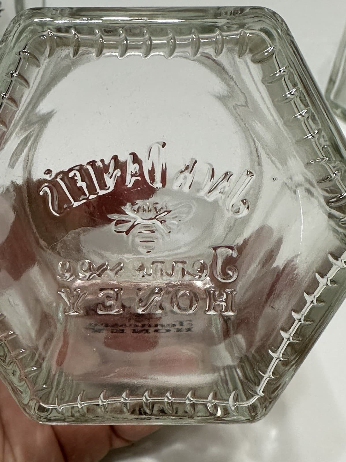 4 Jack Daniels Tennessee Honey Jug/Jam Jar/Mason Jar Glasses - Pristine Cond 5