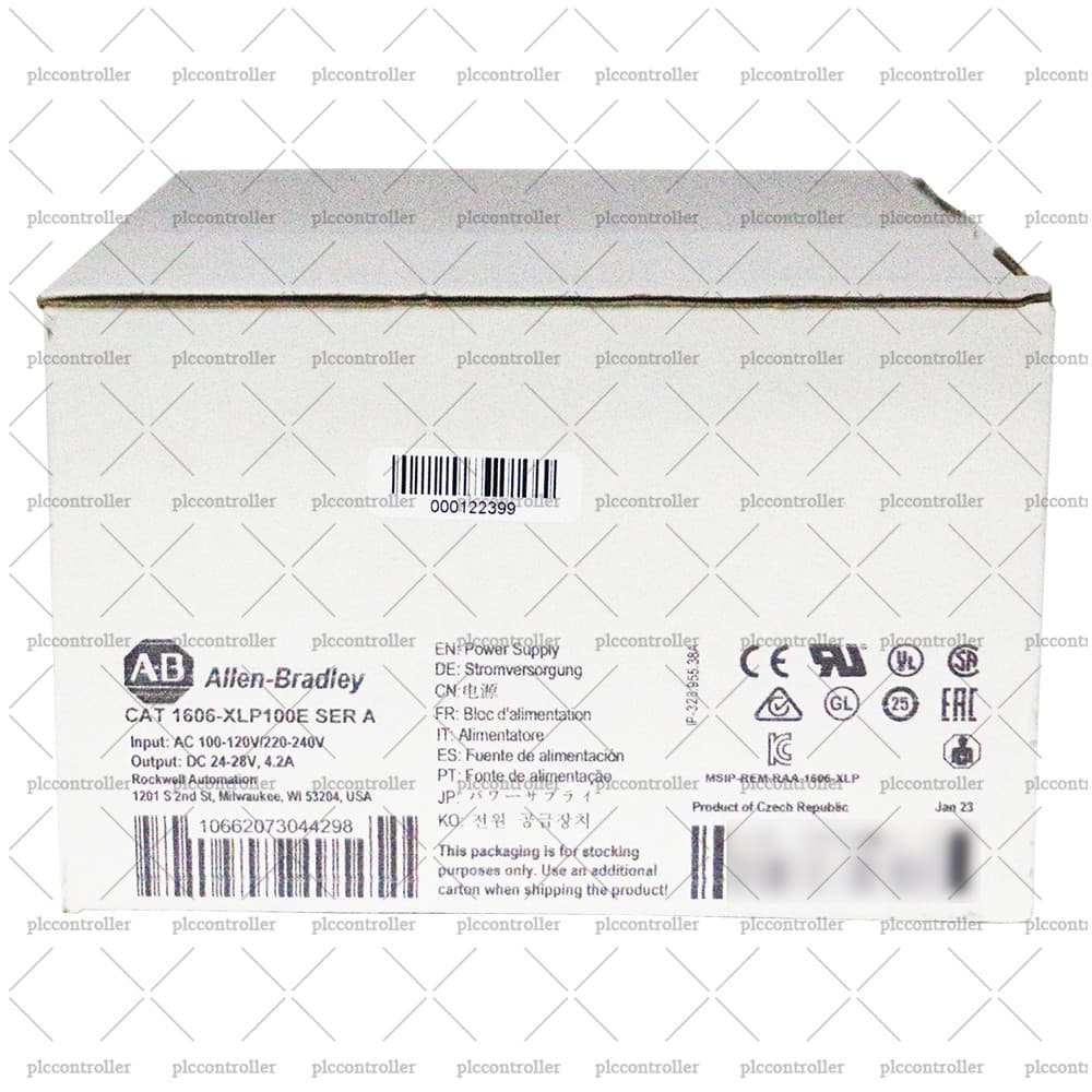 New Allen-Bradley 1606-XLP100E Compact Power Supply 100 W AB