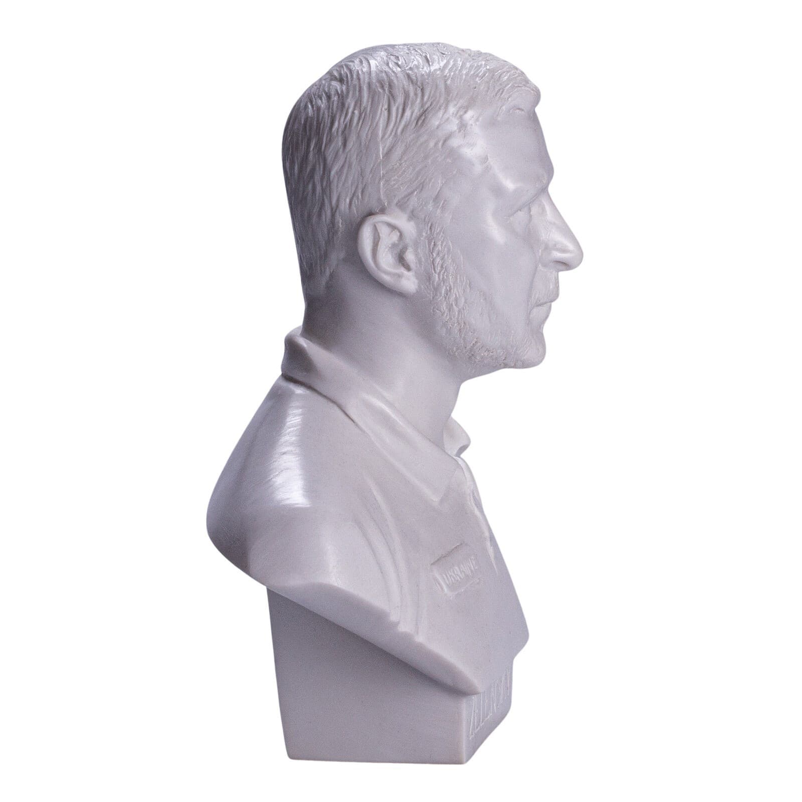 Ukrainian President Volodymyr Zelensky Marble Bust Statue 6'' (15 cm) 2