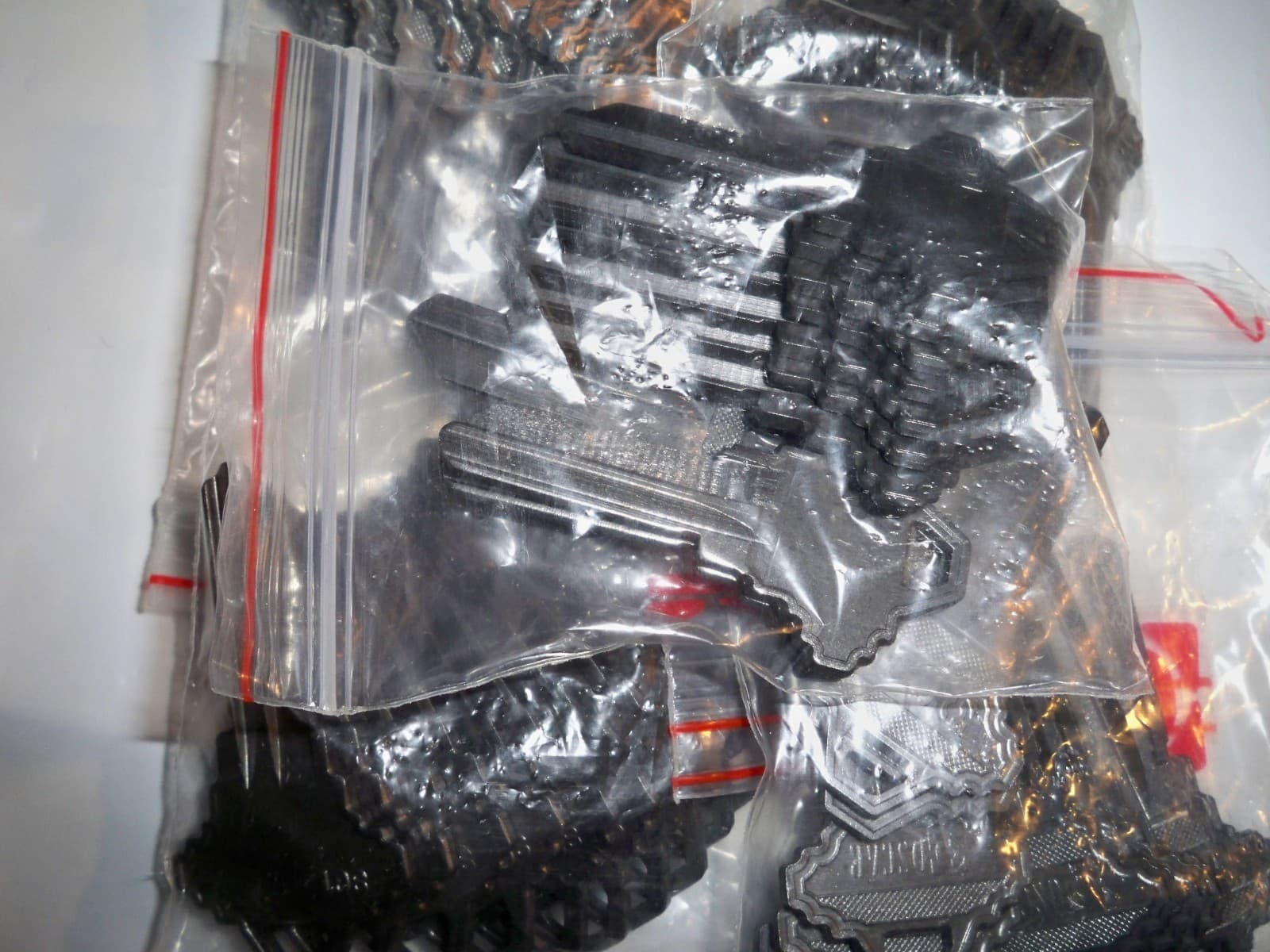 SC1 - (50 Ct.) Gray Lightweight Aluminum Titanium Key Blanks "BLOWOUT SALE" 2