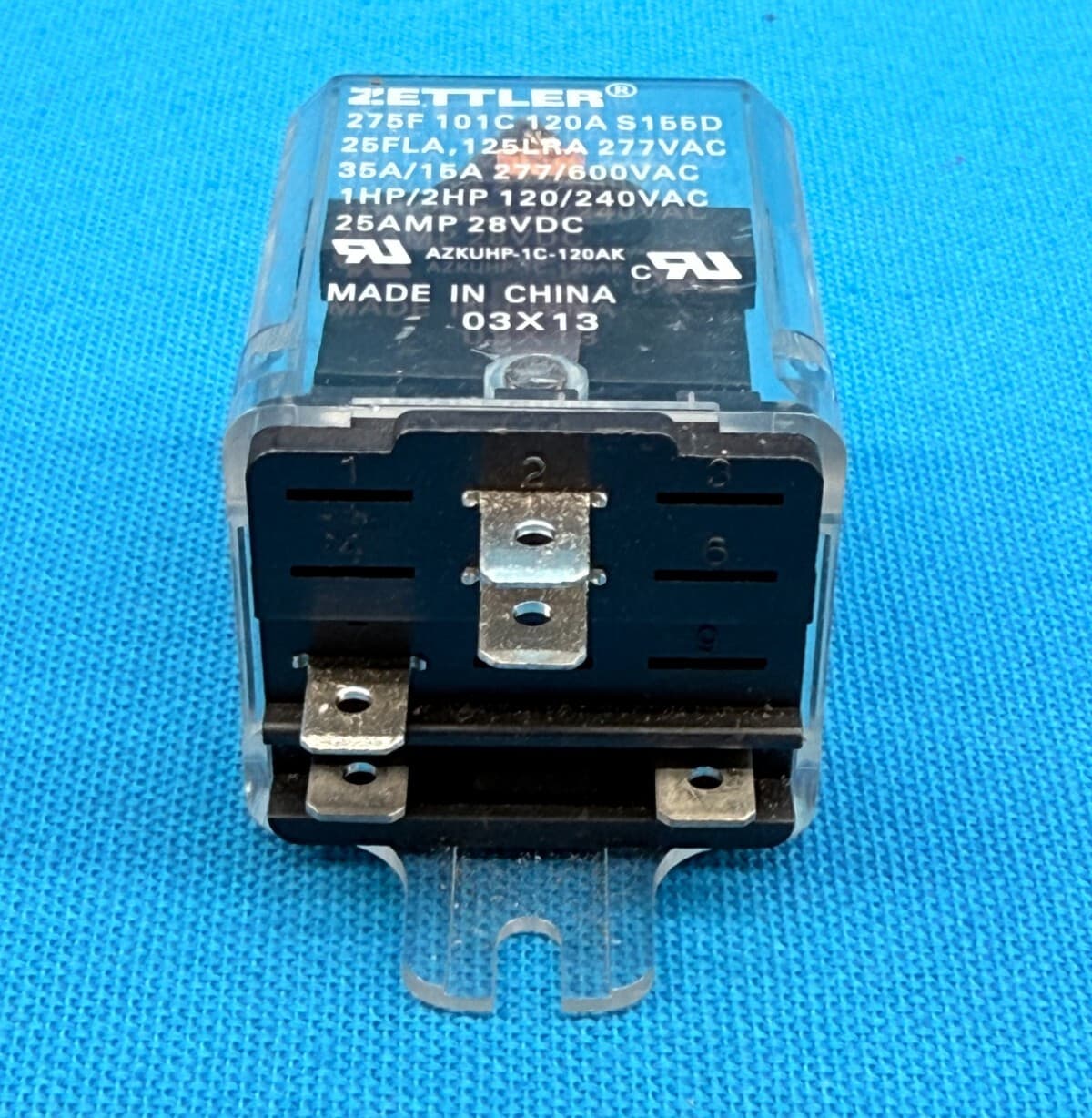 Zettler Power Relay AZKUHP-1C-120AK / 1460-1271 for Coleman Mach AIR Conditioner 3