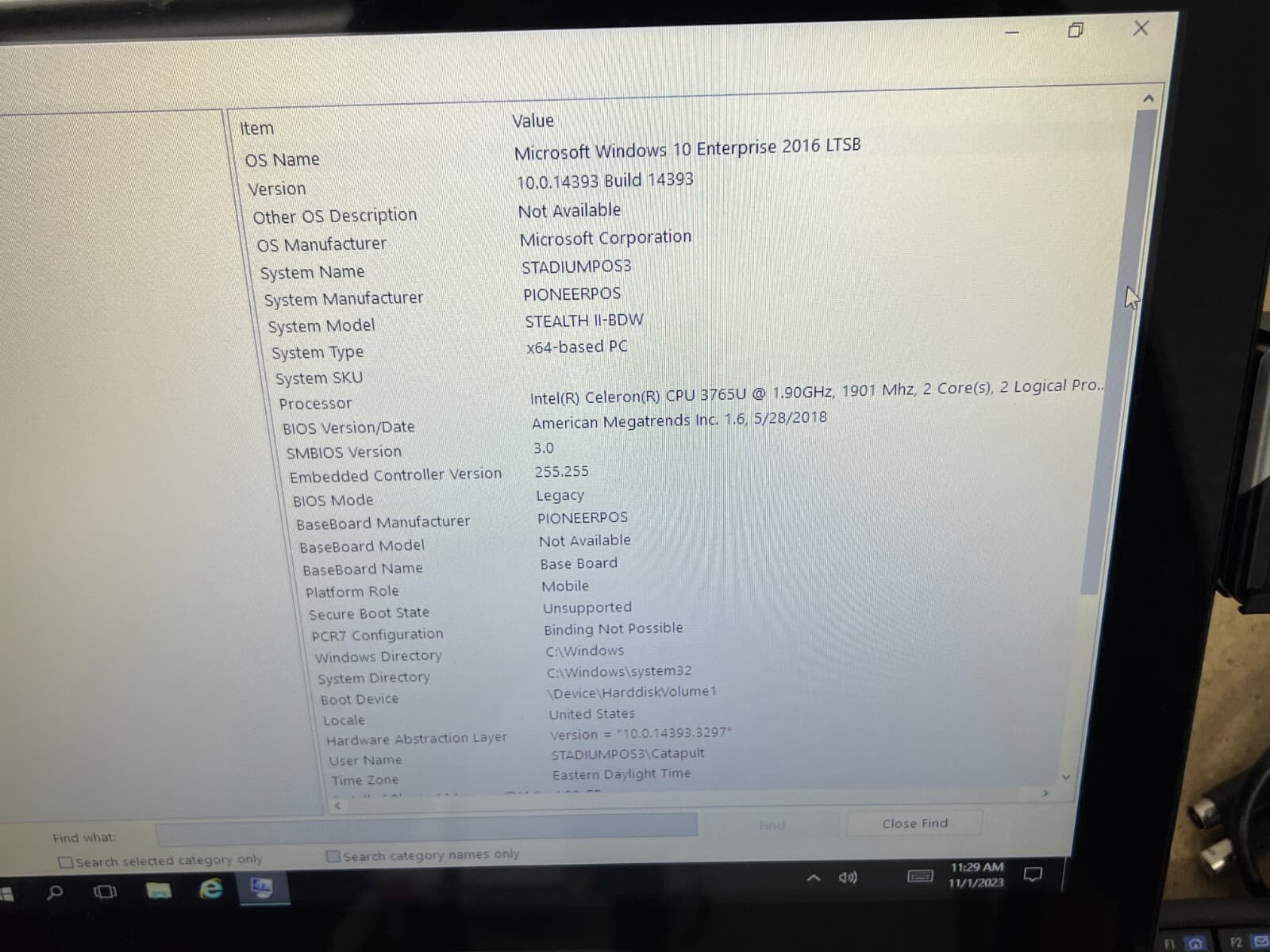 ECRS Freedom Panel, Touchscreen POS ,Biometric Scanning & Powered USB 5