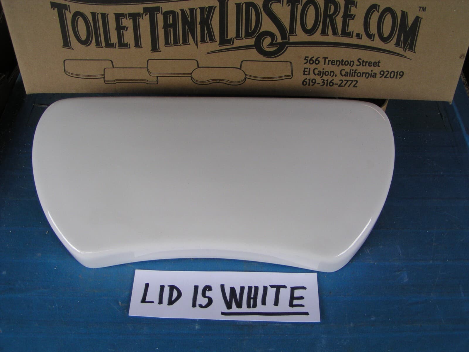 Glacier Bay N2428TL Toilet Tank Lid N2428  fits 340-995 tank WHITE  NEW  18D 2