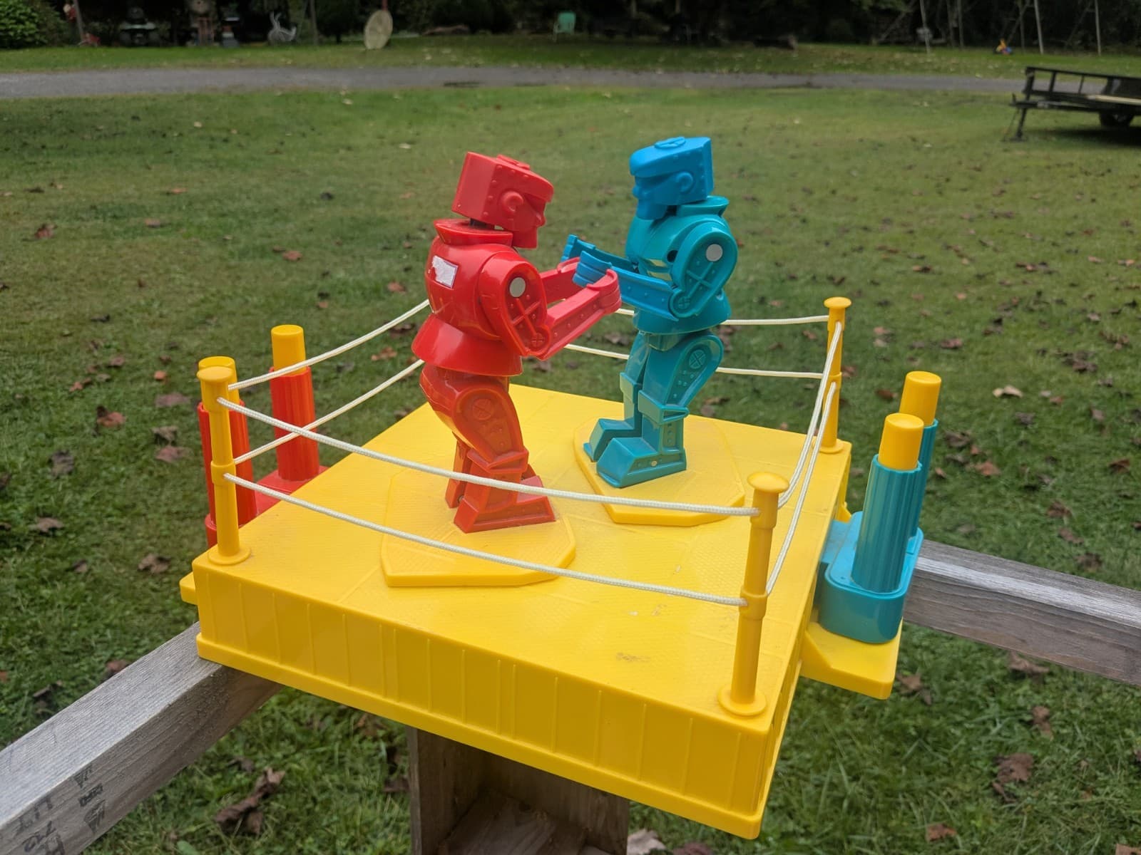 Vintage 2001 Mattel Rock'Em Sock'Em Robots Boxing Toy WORKING Large Version  3