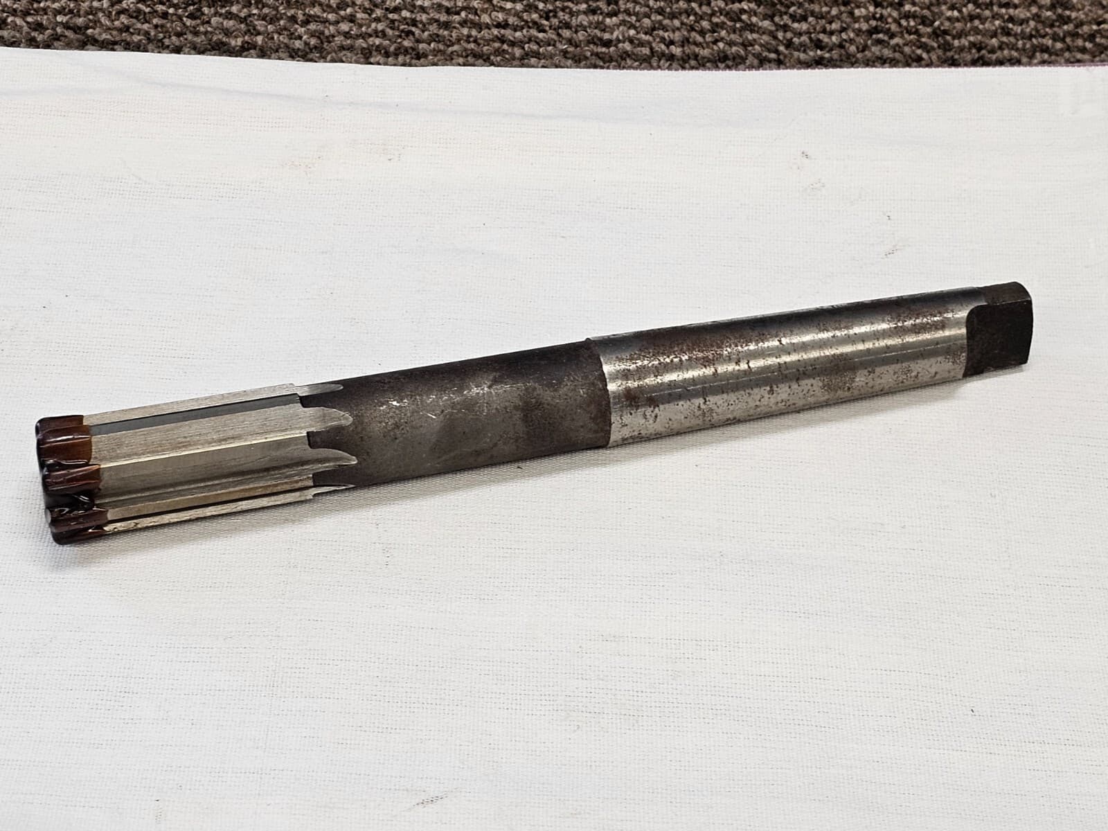 Alvord Polk 1-5/16" HS Morse Taper Machine Milling Reamer Straight 8 Flute Bit 6