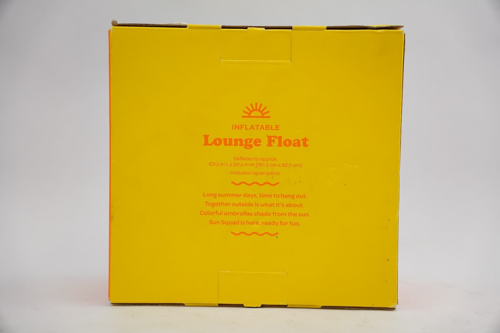 Sun Squad Inflatable Lounge Pool Float w/ Headrest and Cup Holder 2