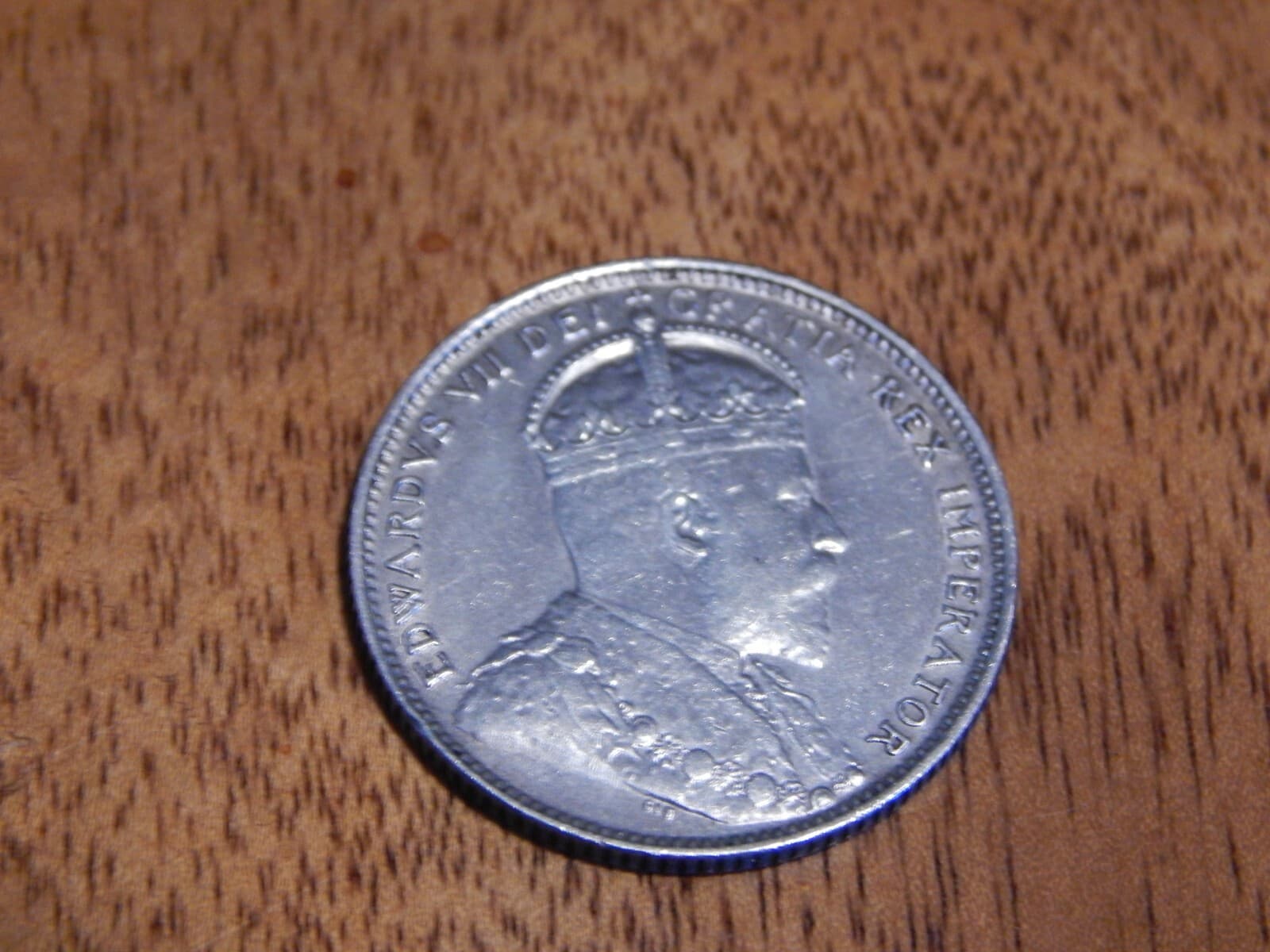 1904 newfoundland 20 cents (Die Lamination Error on Coin) 3