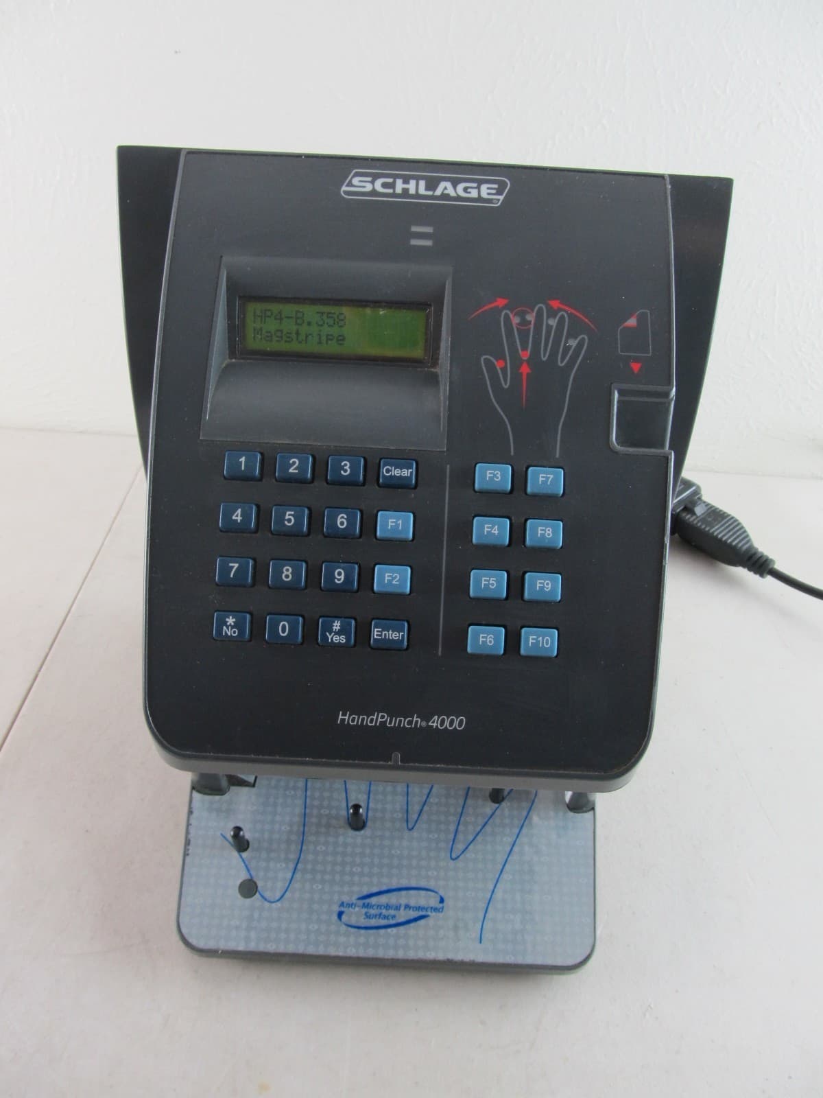 Schlage HandPunch HP-4000 Biometric Hand Scanner Time Clock with Ethernet