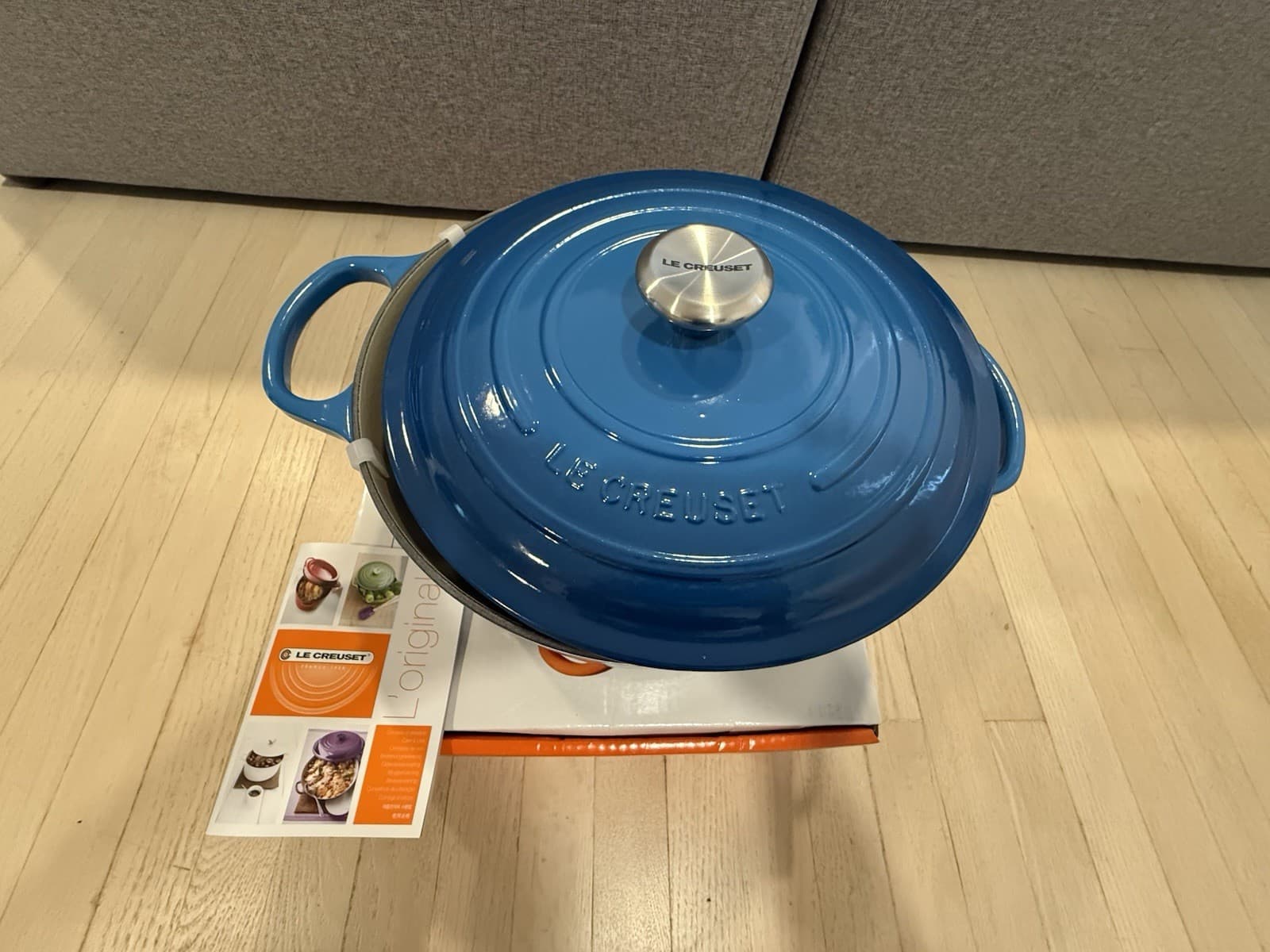 Le Creuset 7.25 qt Signature French (Dutch) Oven in Marseille Blue - NIB 5