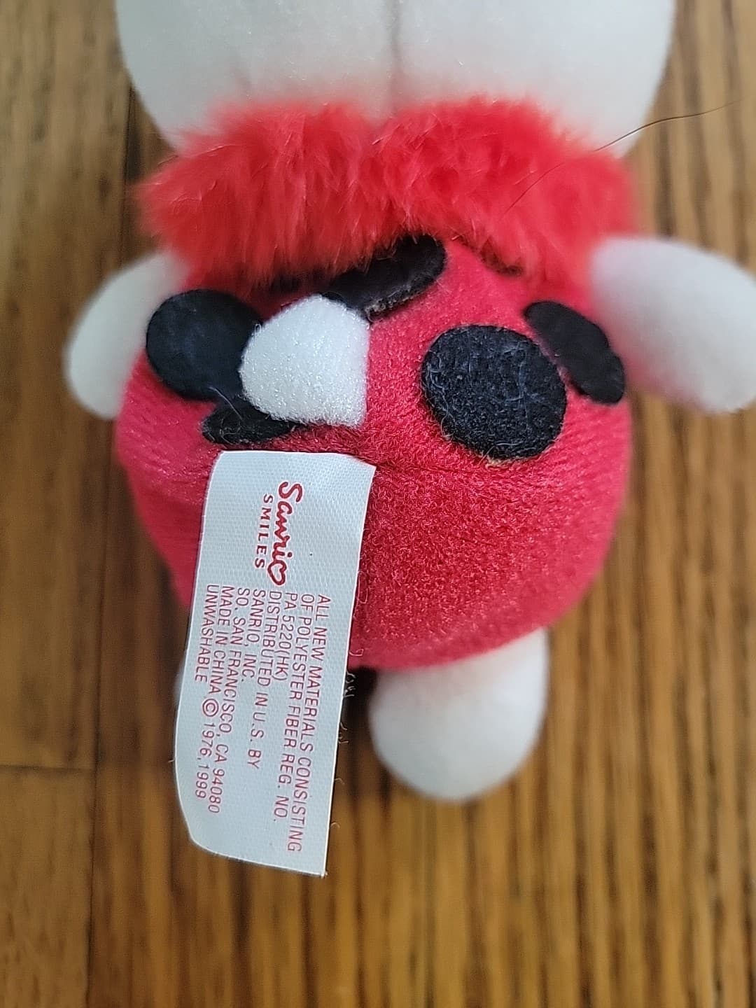 Hello Kitty Pocchaco Beanie Plush Sanrio Smiles Ladybug 2000? 5