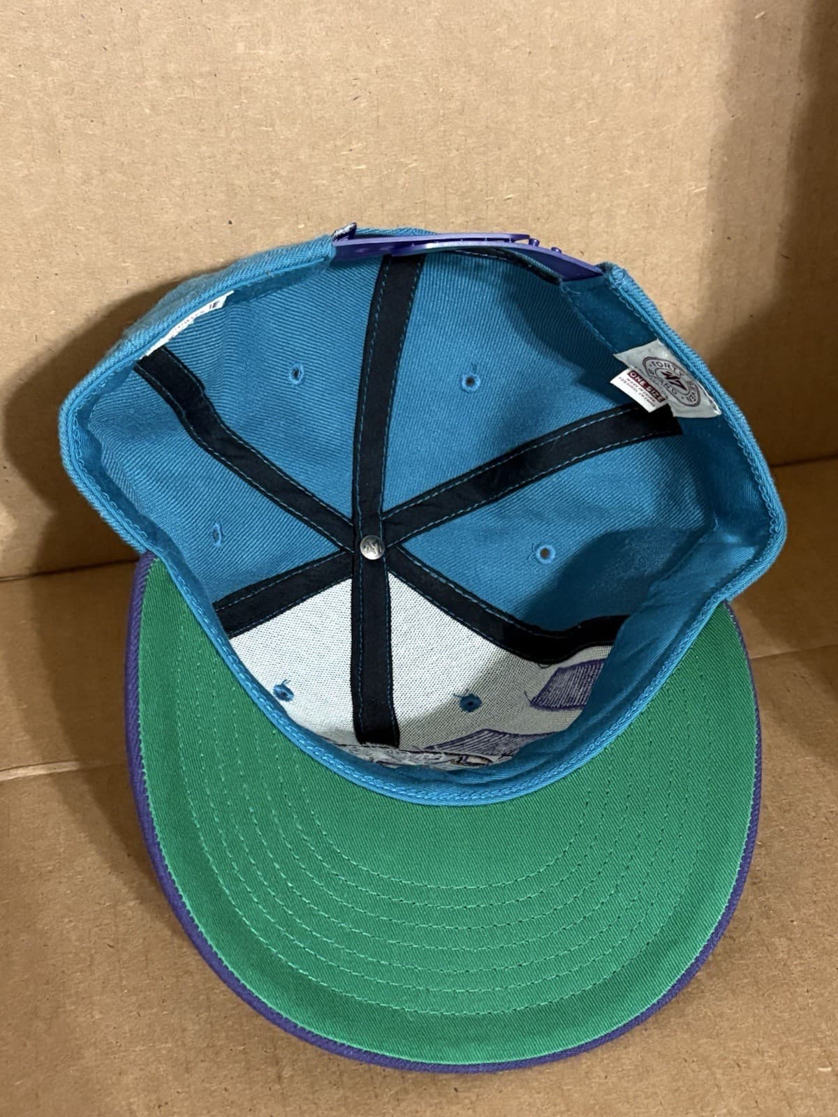 Brand 47 Vintage Style NBA Utah Jazz Snapback Hat Hardwood Classics Mens OSFA 6