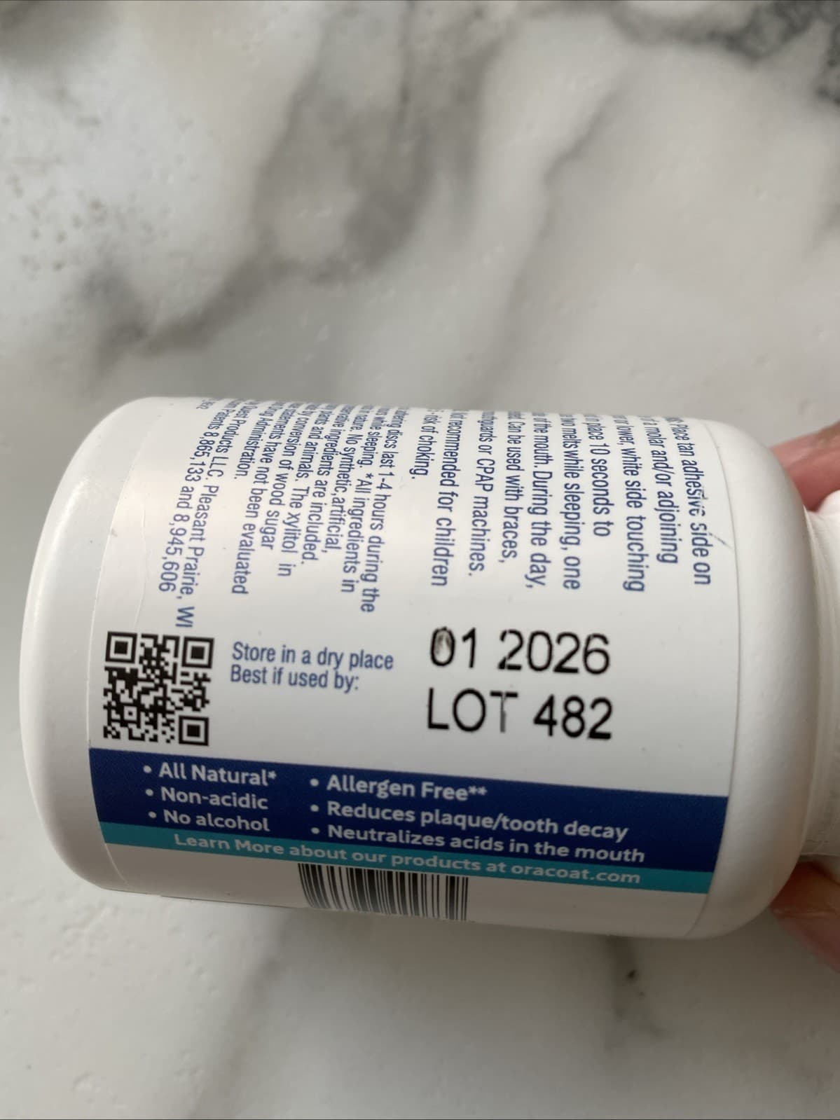 OraCoat XyliMelts Dry Mouth Relief Oral Adhering Discs Mild Mint 80 Count 4