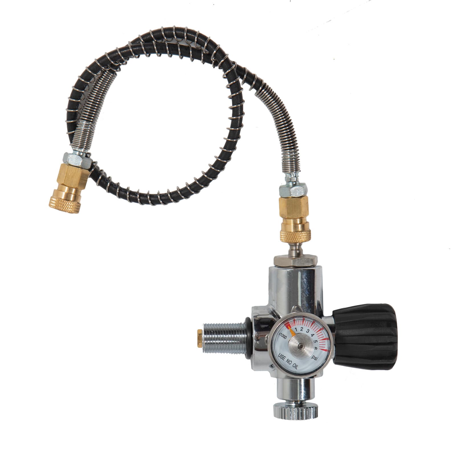 Air Valve Regulator with Hose Explosion-proof Built-in Valve for PCP Air Tank US 5