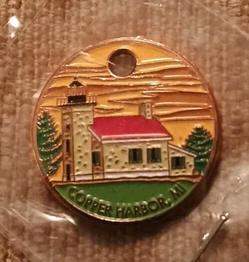 Rare MiGO Copper Harbor MI Pathtag 3