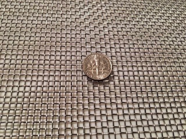 Stainless Steel Wire Mesh - 304 Mesh #8 .032 Wire Cloth Screen 12" x 12" 2