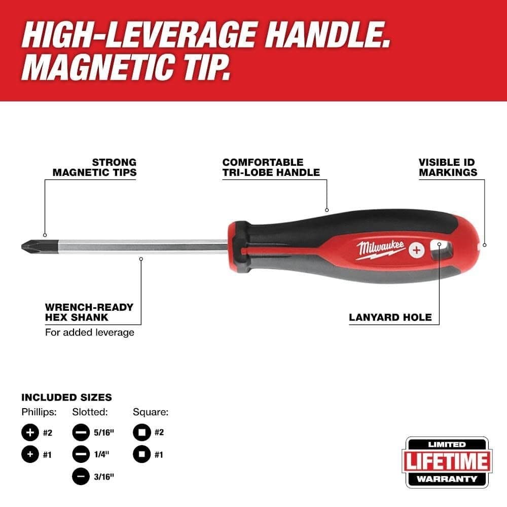 Milwaukee 48-22-2710 10-Piece Screwdriver Set 3