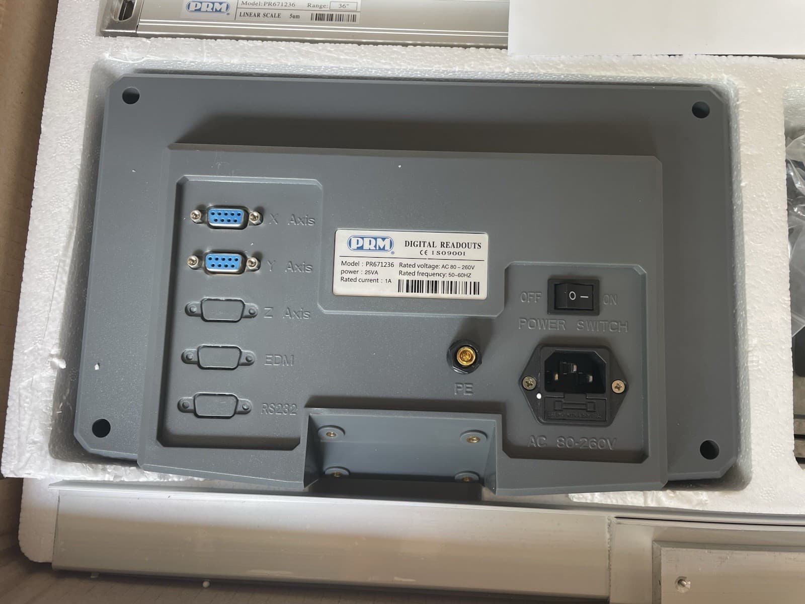 DRO, Digital Readout Kit 2 axis PRM for Manual lathe 2