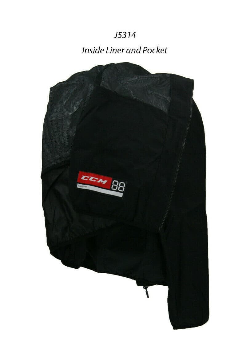 CCM Hockey Lightweight Rink Suit Jacket Black Size Senior/Adult-J5314 3