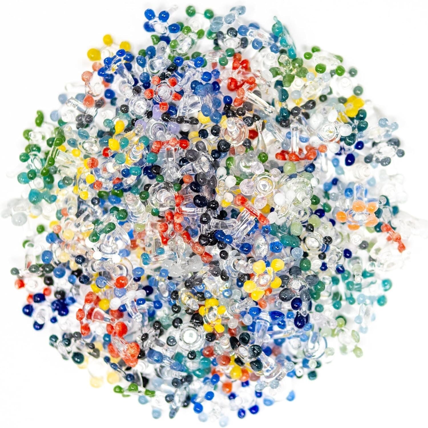 240 Pack Glass Daisy Pipe Screens 6mm (0.23") - 9mm (0.35") In Container USA 2