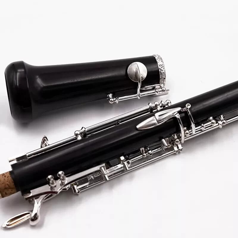 Professional ebony wood full-automatic outfit oboe C key,Silver plated key 6