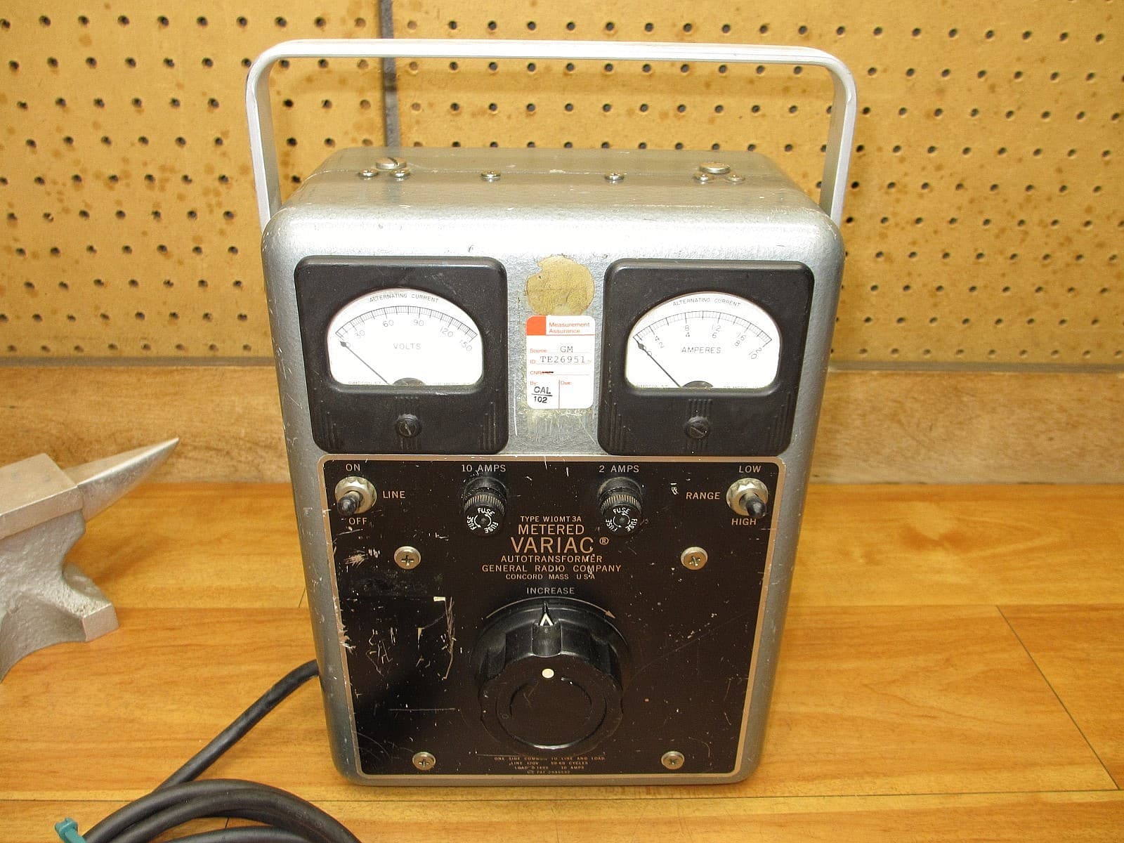 General Radio W10MT3A *USED TESTED & WORKING* Metered Variac Autotransformer 2