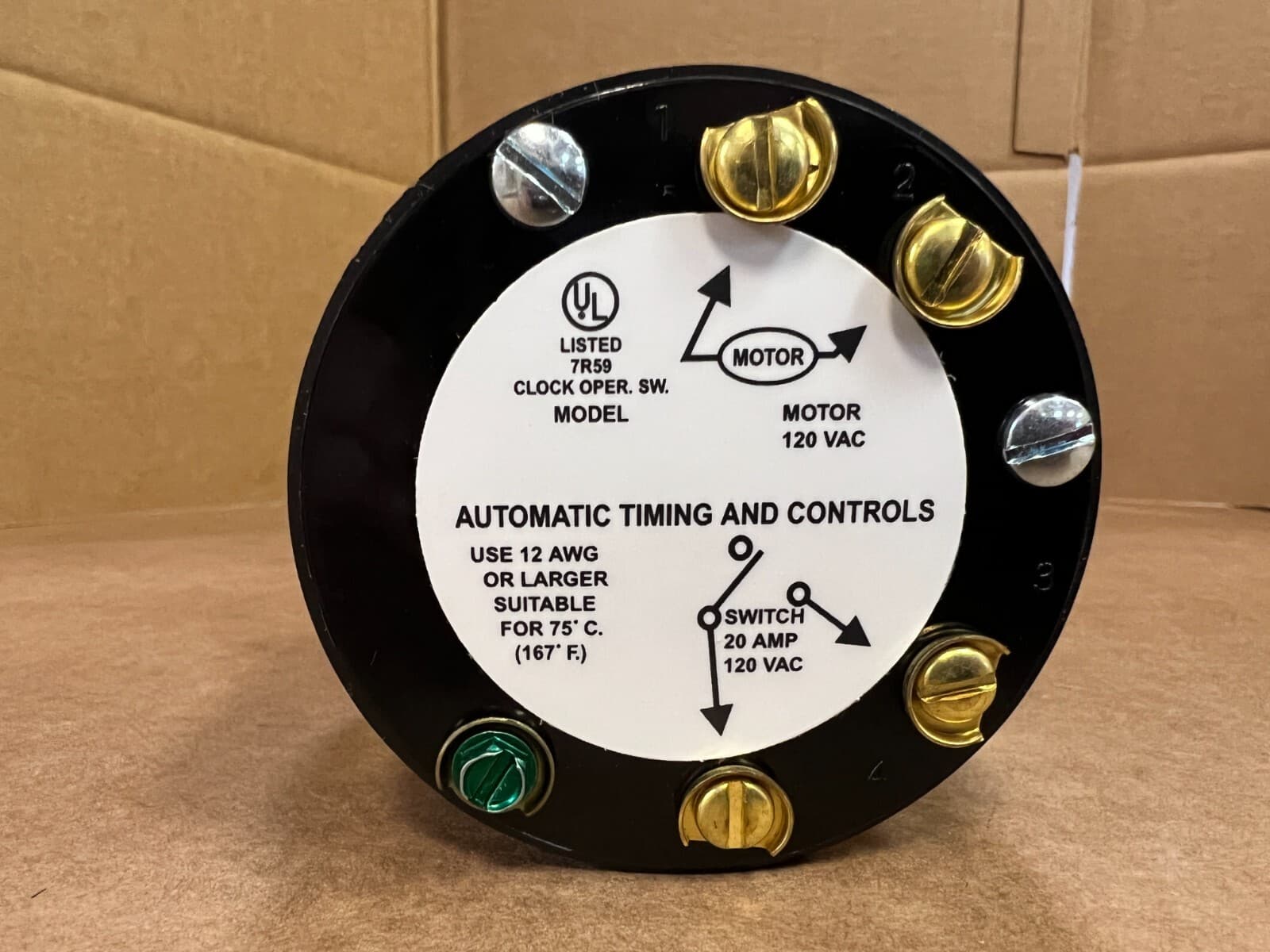 ATC TENOR, CP-15M-A, 15MIN TIMER PERCENTAGE CONTROL, 120/60. MAKE OFFER! 4