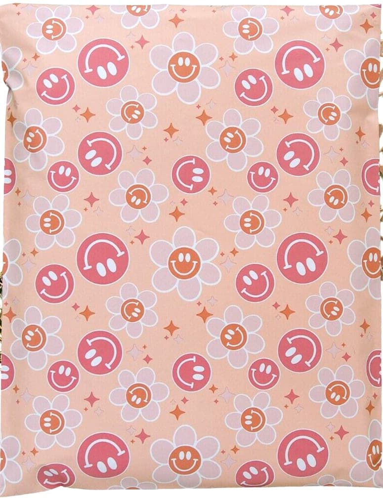 Spring Poly Mailers Plastic Envelopes Shipping Bags Custom #SmileMail® Brand