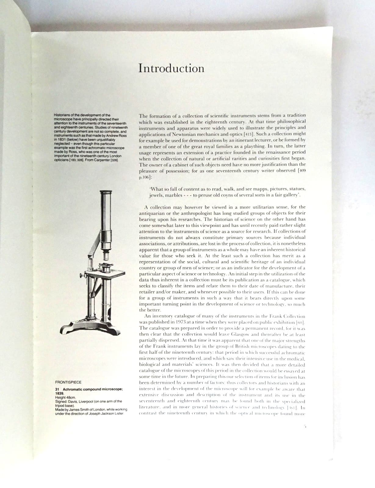 Microscopes from the Frank Collection 1800-1860 by R. H. Nuttall 4