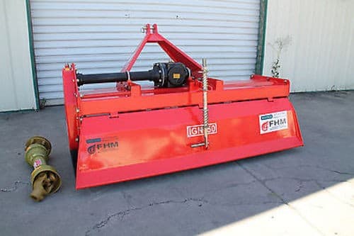 59" Tiller Heavy Duty Cat.I 3pt 25hp+ Rating (FH-IGN150) w/SlipClutch Driveline 3