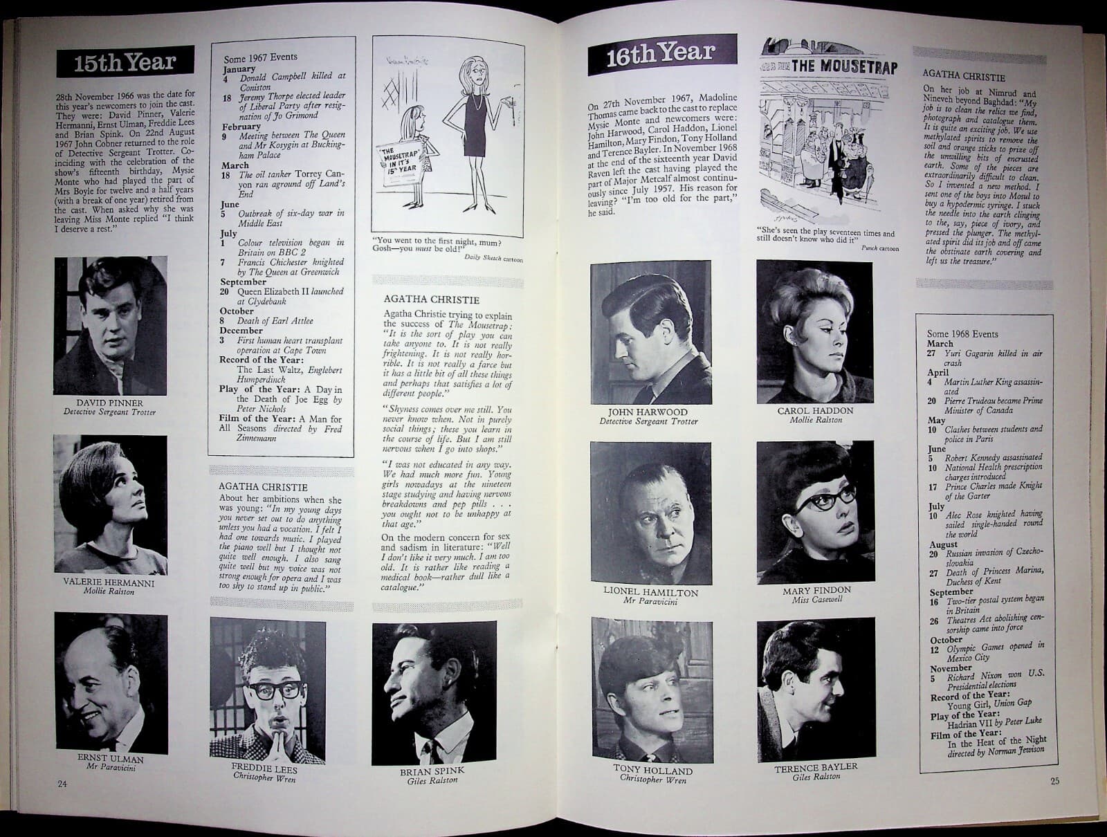 Vtg 1952-1977 The Mousetrap by Agatha Christie 25 Years Edition 5