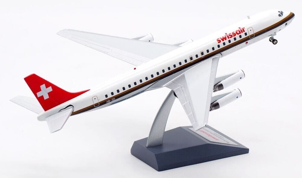 Inflight B-862-SR-IDI-P Swissair Douglas DC-8-62 HB-IDI Diecast 1/200 Jet Model 5