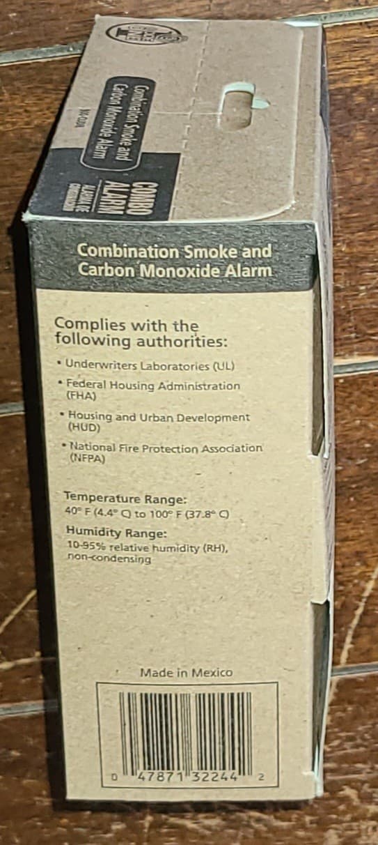 KIDDE Combination Smoke and Carbon Monoxide Alarm - Model #900-CUDR 2