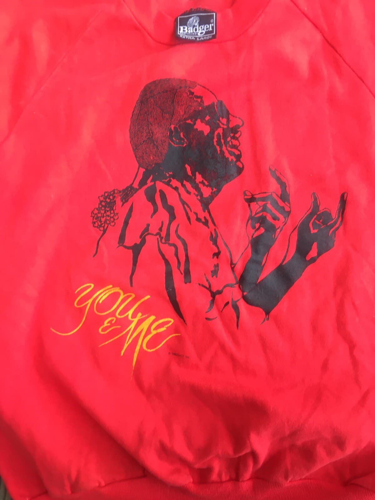 Vintage Stevie Wonder Sweatshirt XL Soul  R&B 2