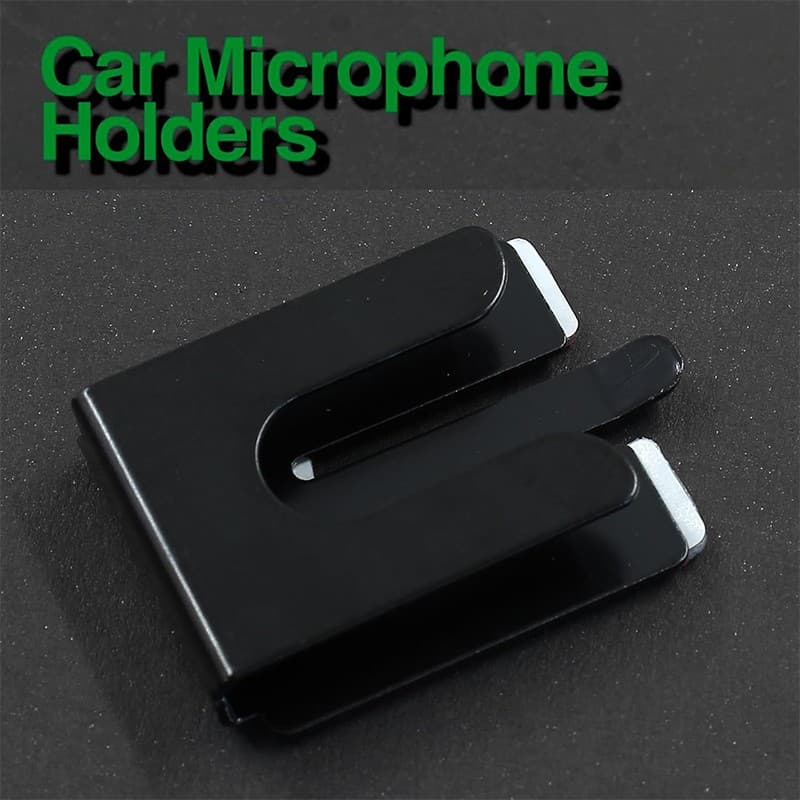 4Pcs Car Hanger Metal Holder w/Adhesive Back for Motorola/Yaesu/Icom/Kenwood Mic 3