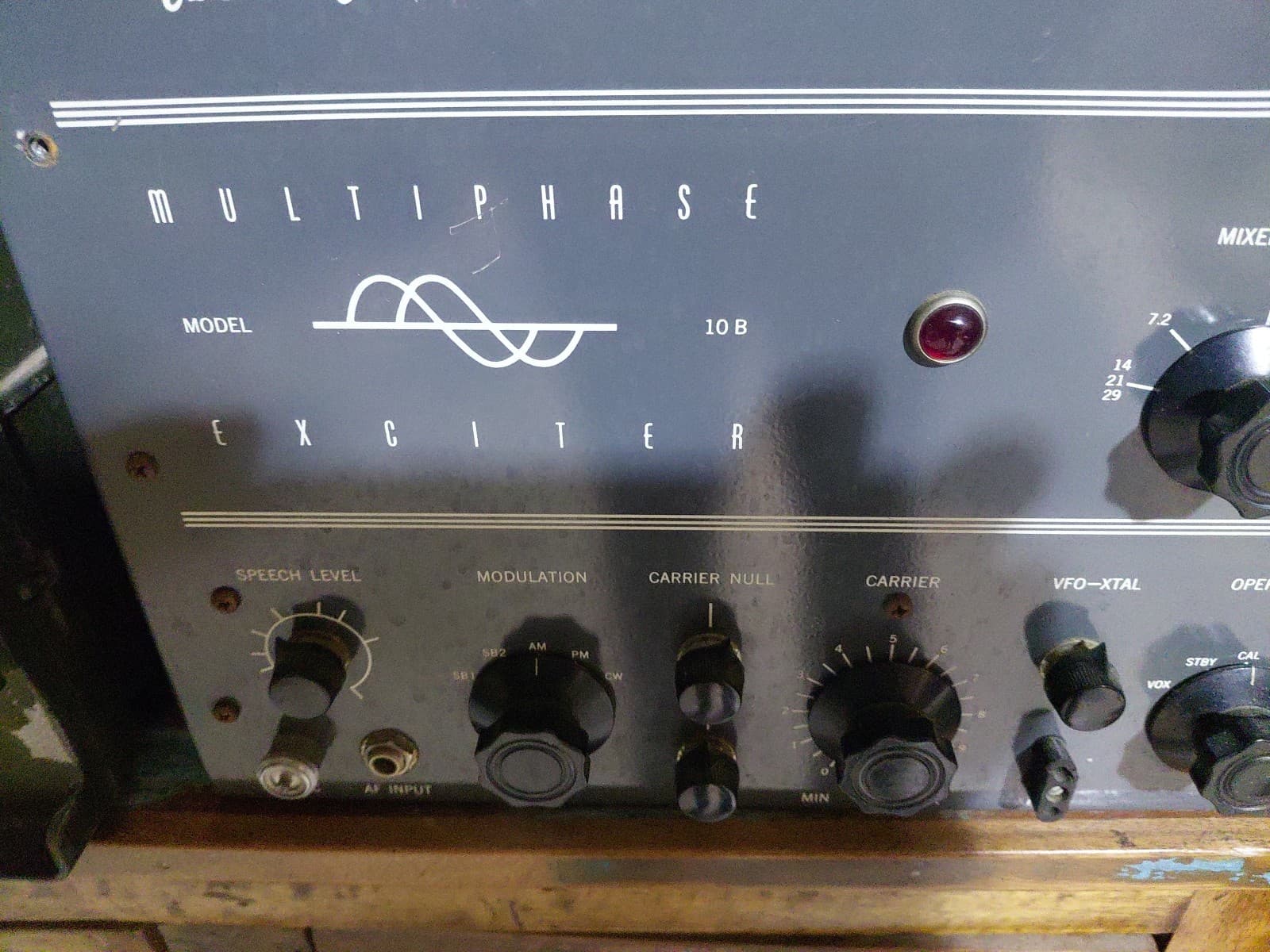 Central Electronics Multiphase Exciter, Model 10-B.  Untested Power Up ONLY  2