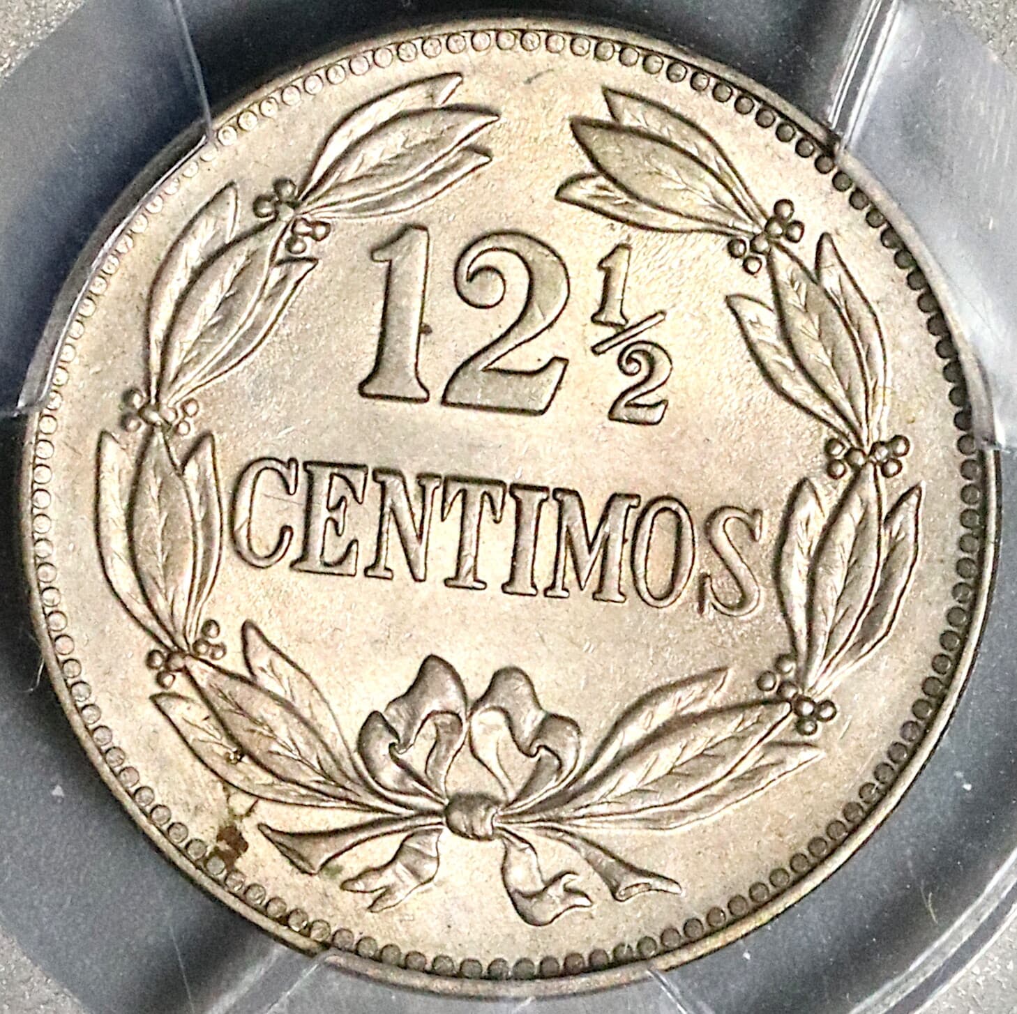 1936 PCGS MS 64 Venezuela 12 1/2 12.5 Centimos Horse Mint State Coin (22051103D) 4