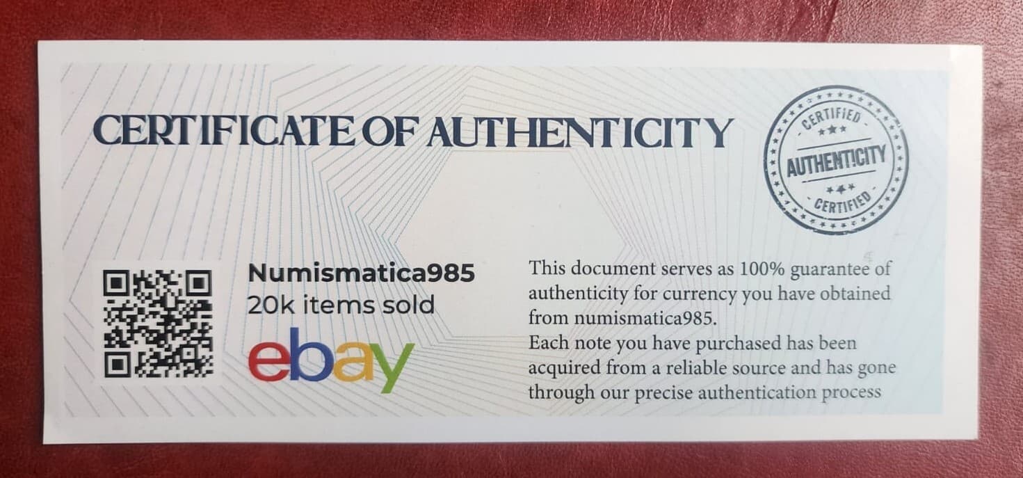 Venezuela 1 Million Bolívares 2020 x1000 Circulated Notes + COA  Add– P-114 3