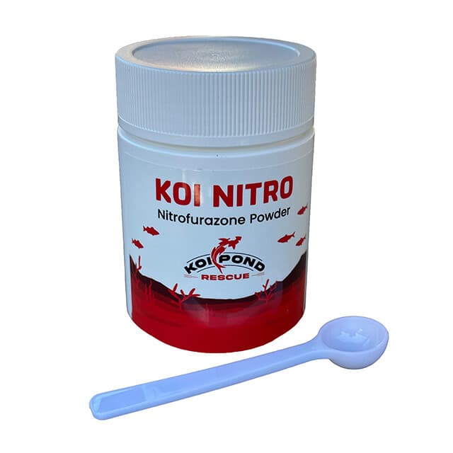 KOI NITRO Nitrofurazone Powder for Fish Ponds & Aquariums 5