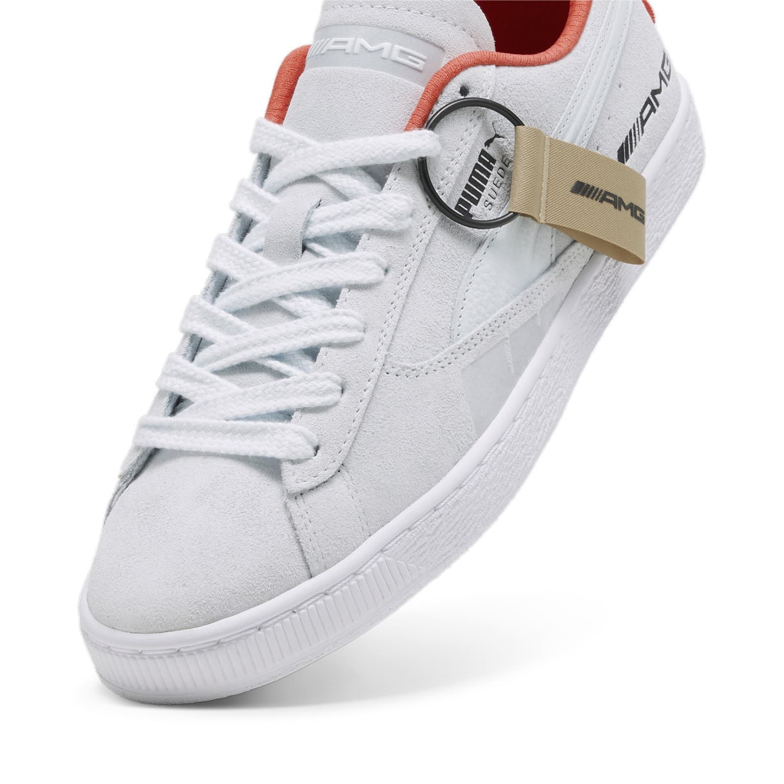 Puma Mercedes AMG Suede T 30801802 Mens Gray Motorsport Sneakers Shoes 4