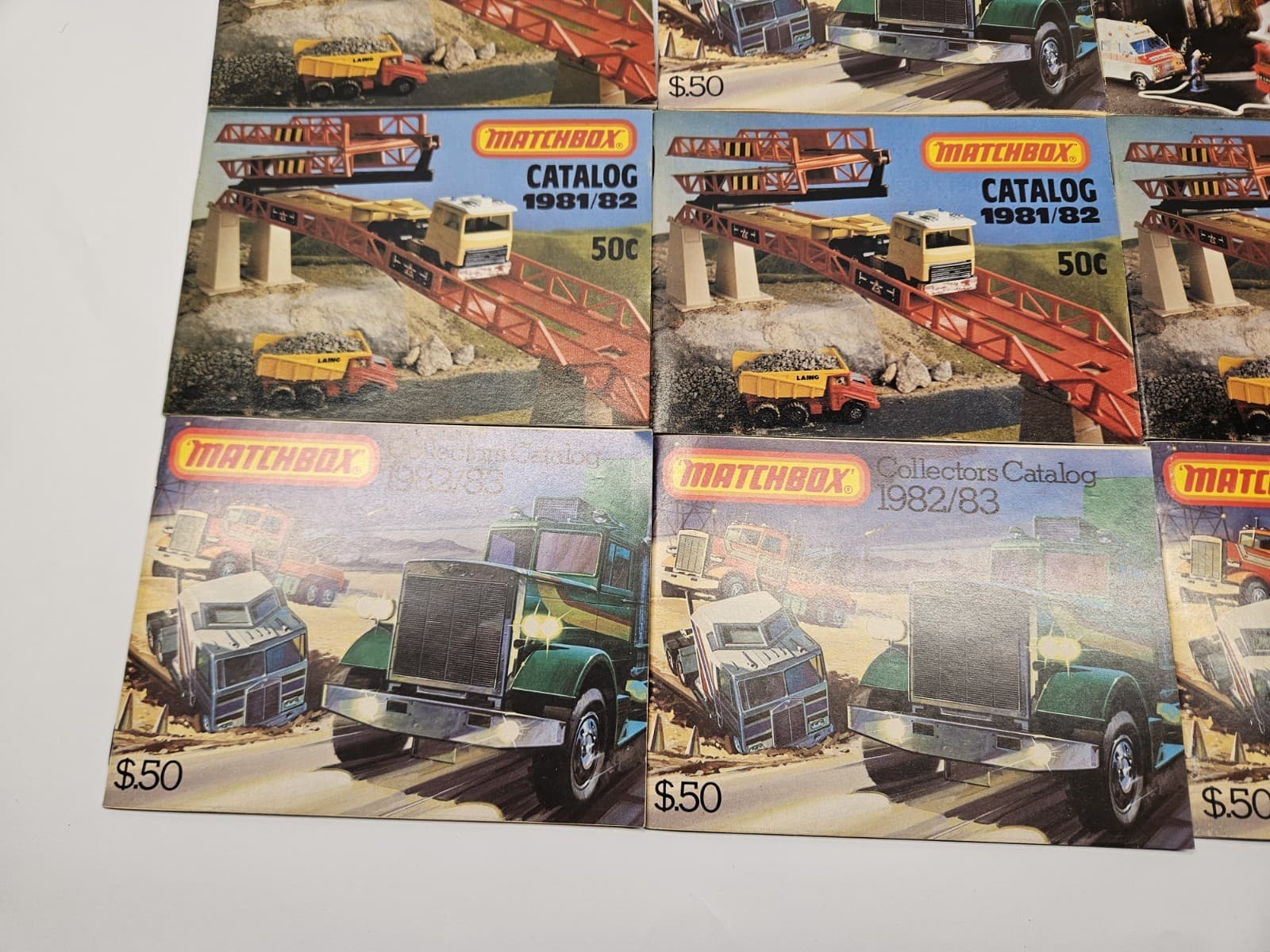 Matchbox Catalog Catalogue 80/81, 81/82, 82/83, 83 Lot Of 16 5