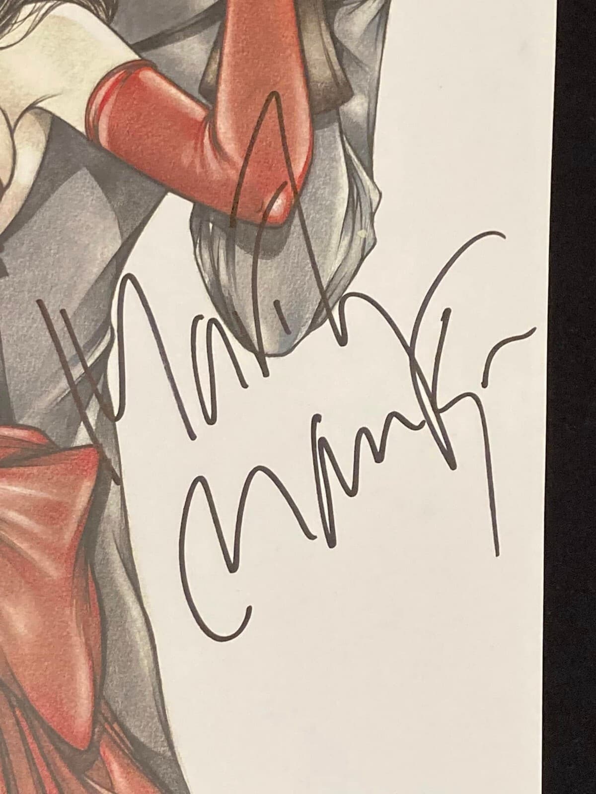 MARILYN MANSON BAND SIGNED AUTOGRAPH ZOE LACCHEI ART PRINT POSTER VERY RARE 2