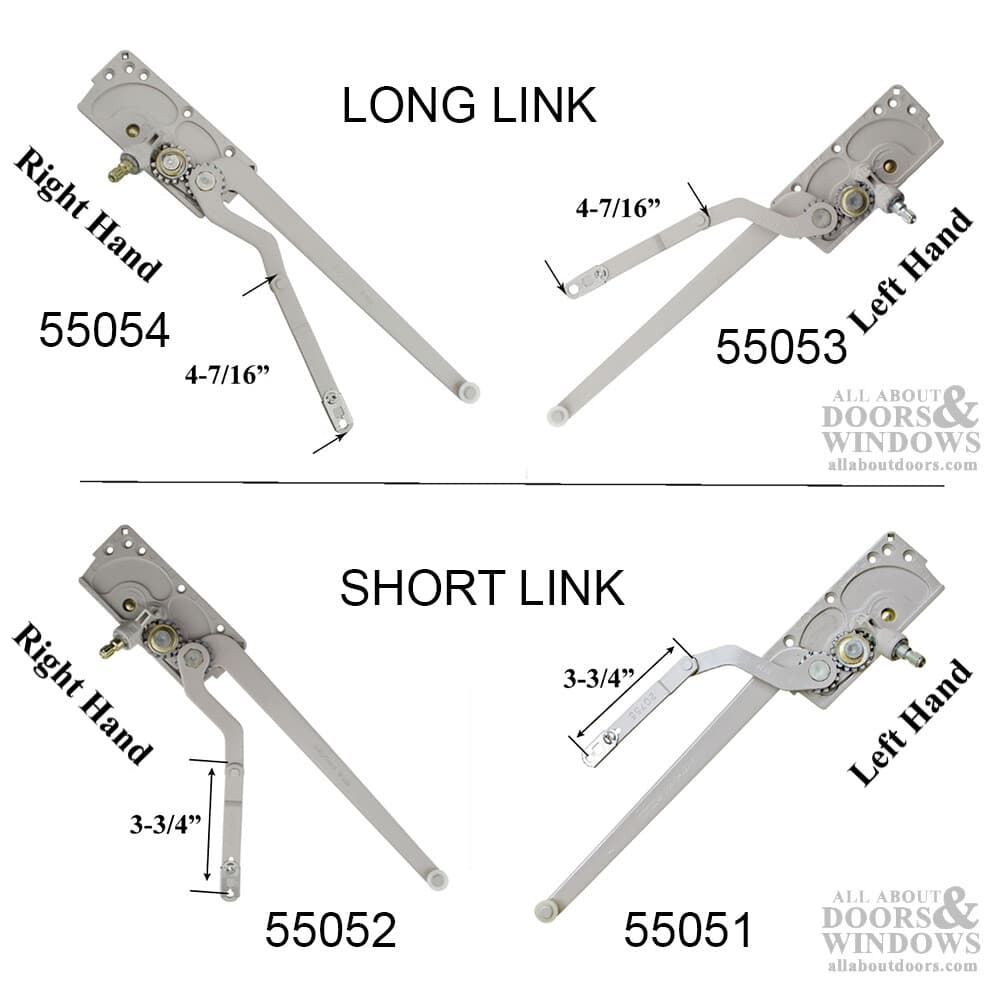 Truth Dual Arm Entrygard Casement Operator Left Hand Short Link Window Operator 2