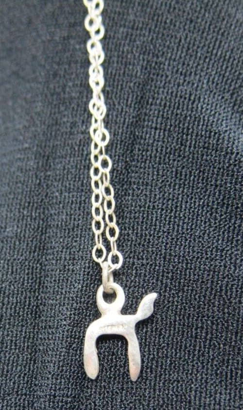 Jewish ster Jewelry 1970s One Star of David and One Chai necklaces NIB 4