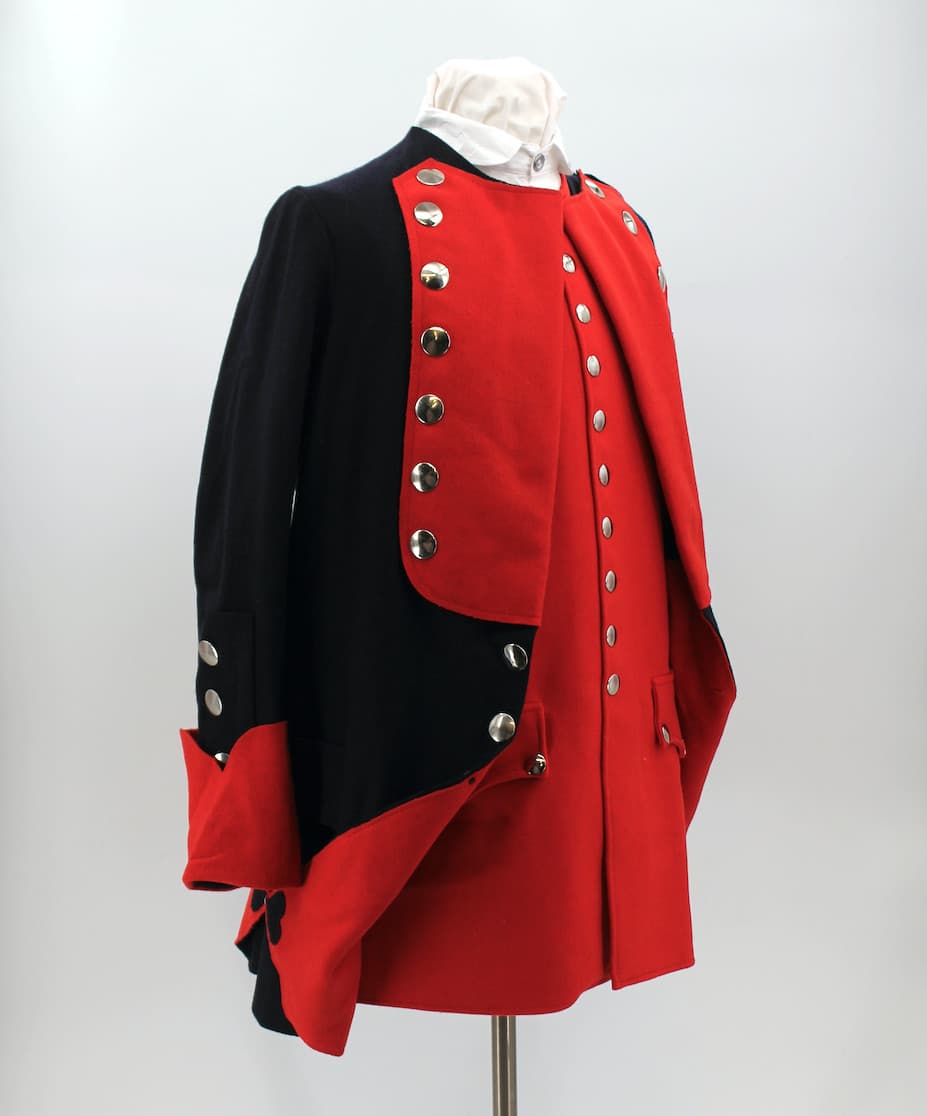 French & Indian War Blue & Red Regimental Coat Size 46 / XL 2