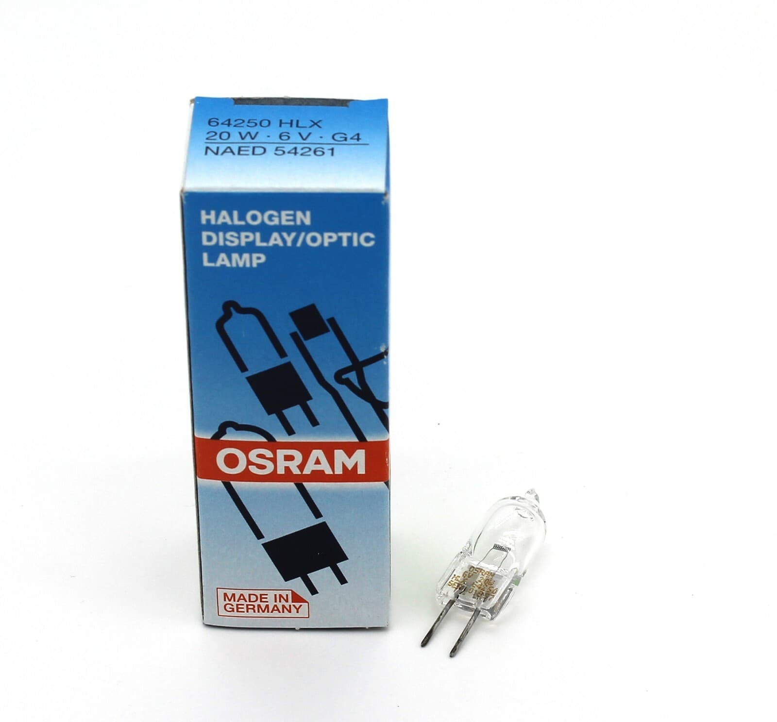 Osram HLX 64250 Halogen light bulb 6V 20W G4 NAED 54261 microscope bulb Project