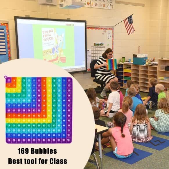 Multiplication 12x12, Addition 1-12, Math Fidget Popper, Learn Multiplication,  3