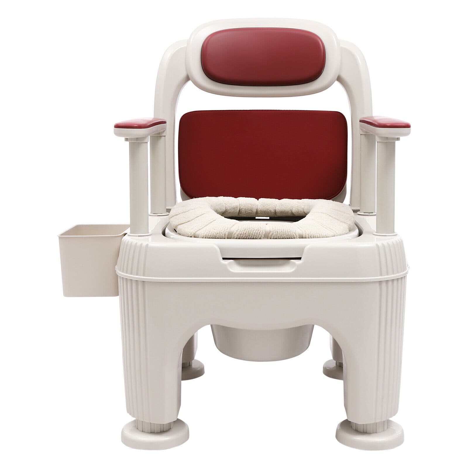 Adult SeniorToilet Chair Portable Mobile Toilet ChairHeight Adjustable Bath Seat 6