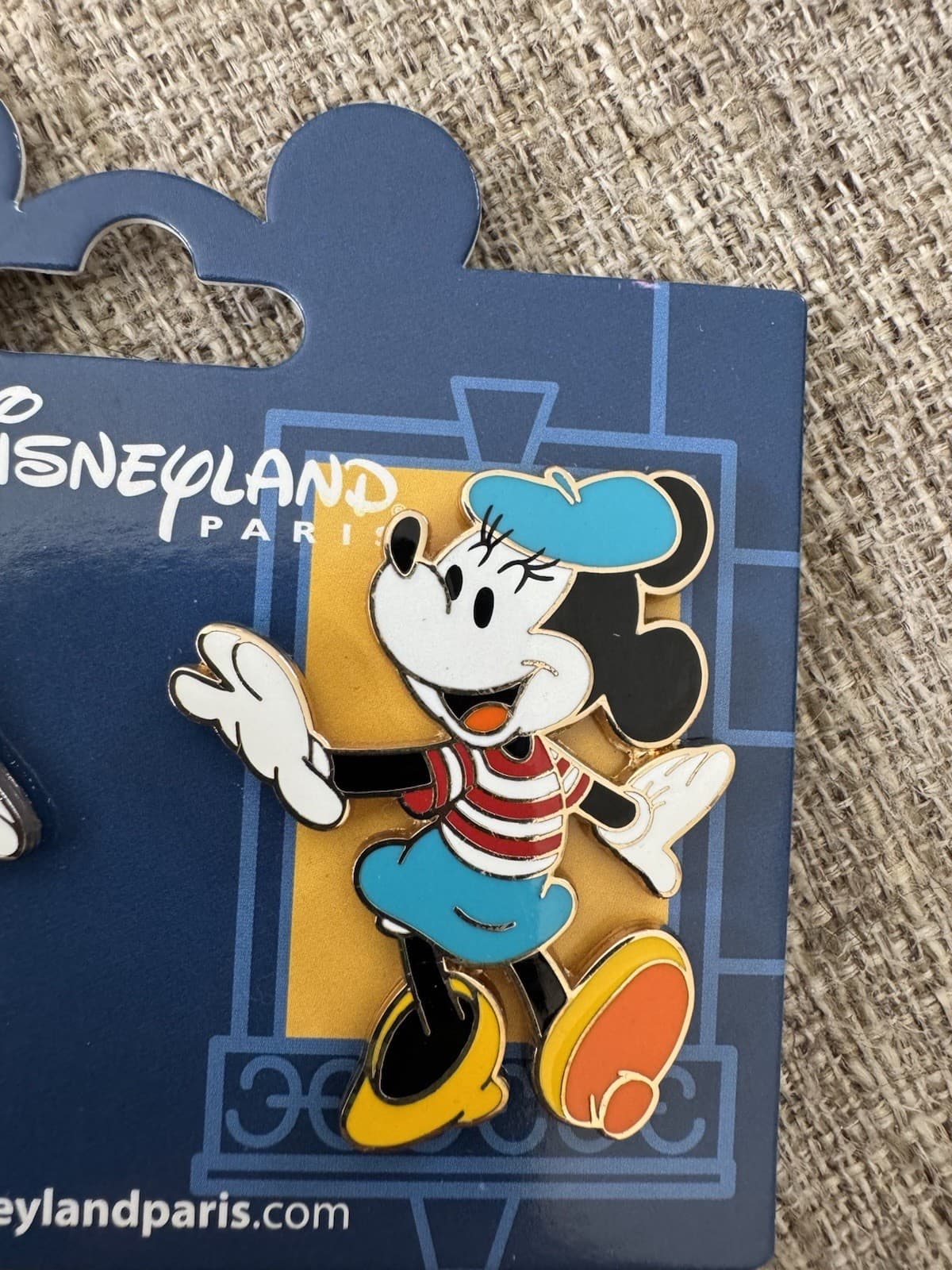 DISNEYLAND PARIS  DLP French MICKEY MINNIE Paris Pin Set Disney 3